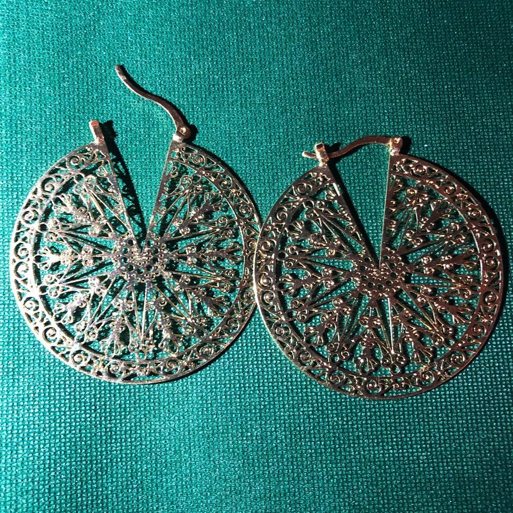 Boho Gold Earrings For Gauges